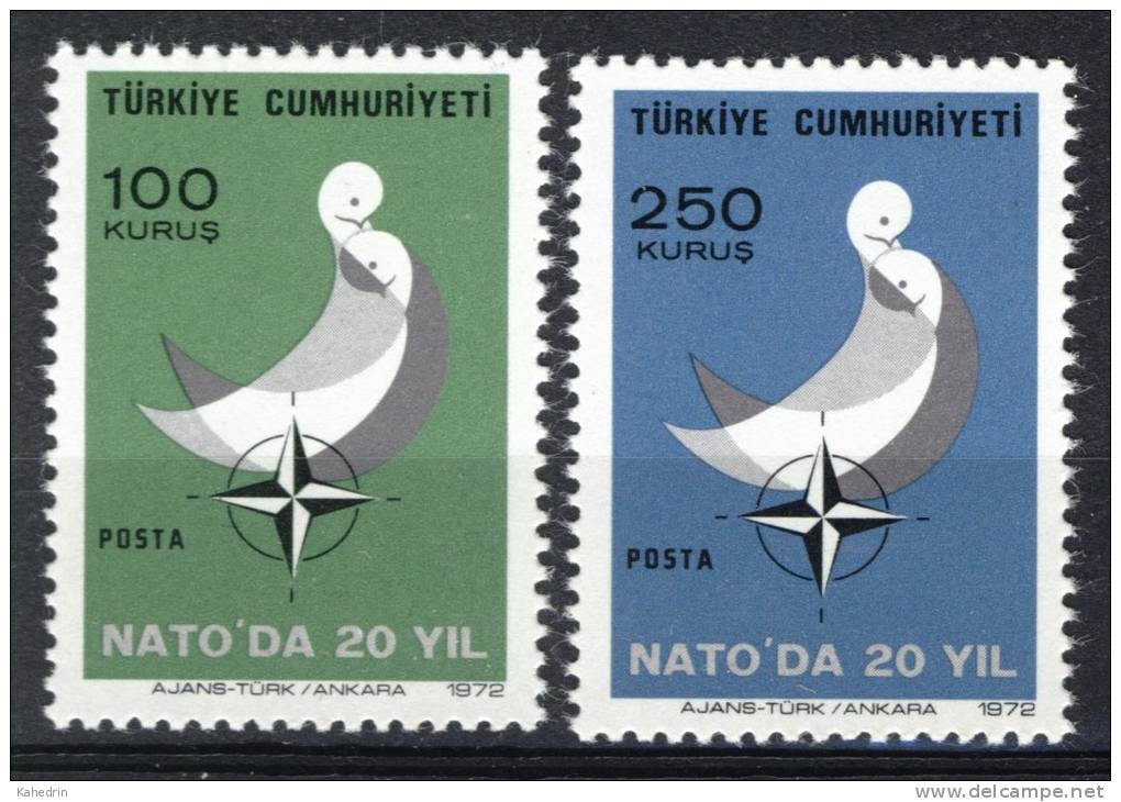 Turkey/Turquie/Türkei 1972, NATO **, MNH-VF - Nuevos