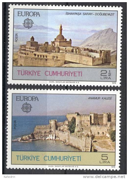 Turkey/Turquie/Türkei 1978, Europe - CEPT - Monuments **, MNH-VF - Neufs