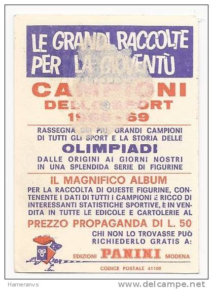 Italy Francesco Arese - 1968/69 Panini Card - Edizione Italiana