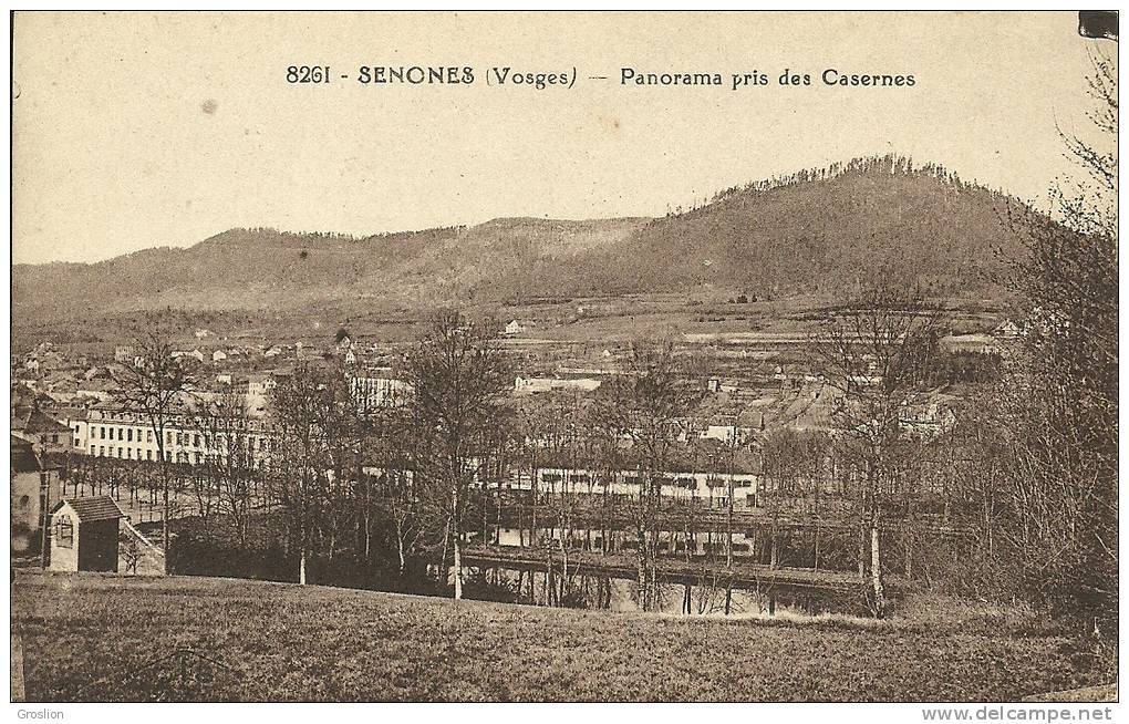 SENONCES  - PANORAMA PRIS DES CASERNES N° 8261 - Senones