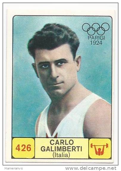 Italy Carlo Galimberti- 1968/69 Panini Card - Edizione Italiana