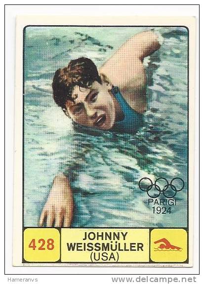Usa Johnny Weissmuller - 1968/69 Panini Card - - Edizione Italiana