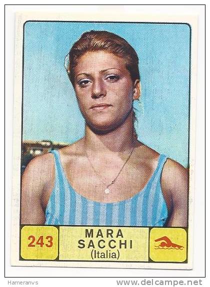 Italy Mara Sacchi - 1968/69 Panini Card - - Edizione Italiana