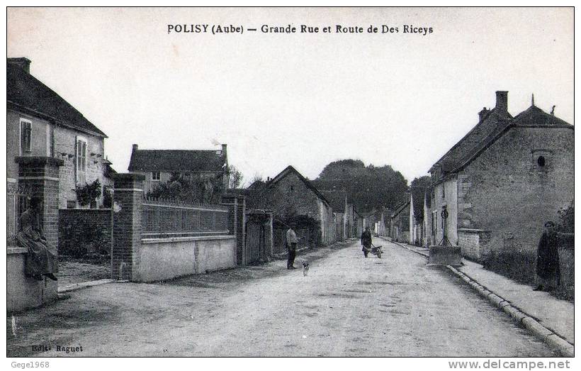 POLISY GRANDE RUE ET ROUTE DES RICEYS - BEAU PLAN PETITE ANIMATION - Andere & Zonder Classificatie