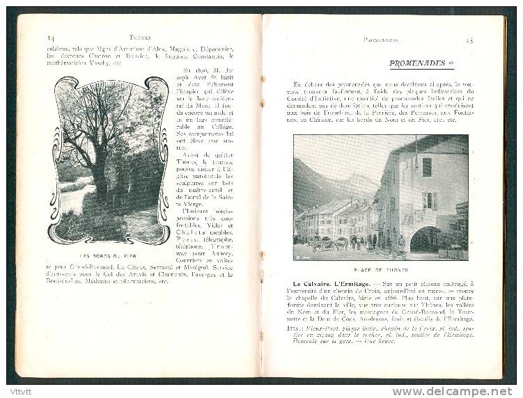 THONES : Ancien Guide De Séjour, 32 Pages Plus 10 Pages De Pub, Nombreuses Photos D´époque, Carte Des Routes... - Rhône-Alpes