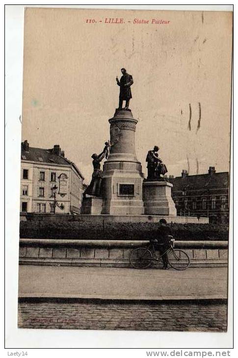 LILLE - Statue Pasteur - Lille
