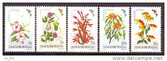 HUNGARY - 1991. Flowers Of The Americas - MNH - Nuovi