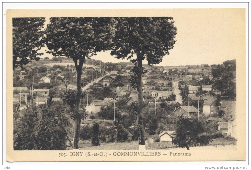 Igny. Gommonvilliers. Panorama. - Igny