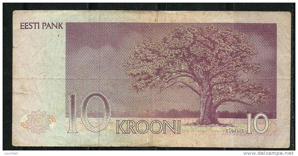 Estland Estonia Estonie 10 Kronen 1991, Benutzt - Non Classés