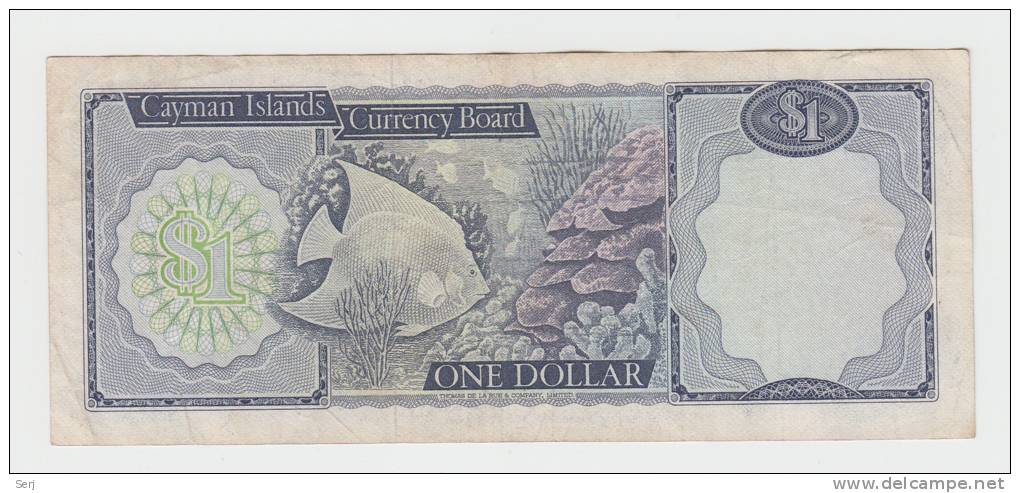 CAYMAN ISLANDS 1 Dollar 1974 VF P 5a 5 A (A/4) - Kaaimaneilanden