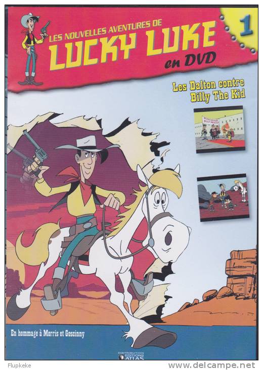 Dvd Lucky Luke En Dvd 1 Zone 2 Version Française Éditions Atlas 2007 - Enfants & Famille
