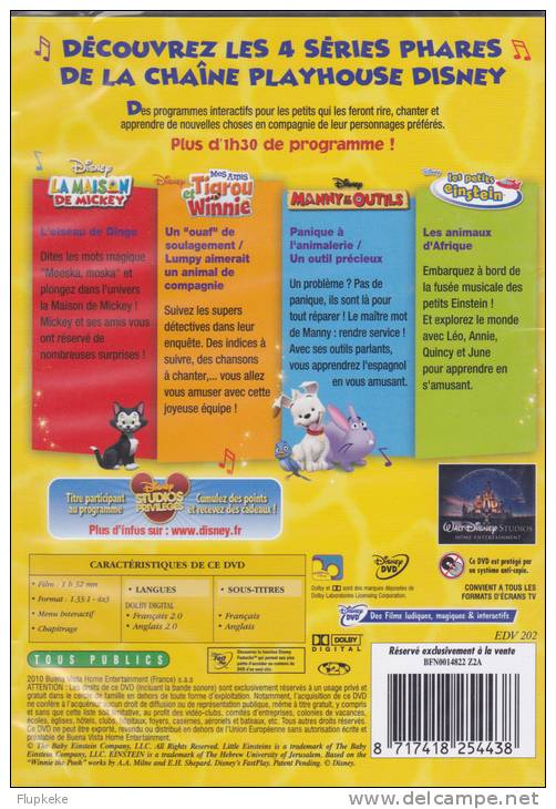 Dvd Playhouse Disney Zone 2 Version Française Compilation De 4 Épisodes - Infantiles & Familial