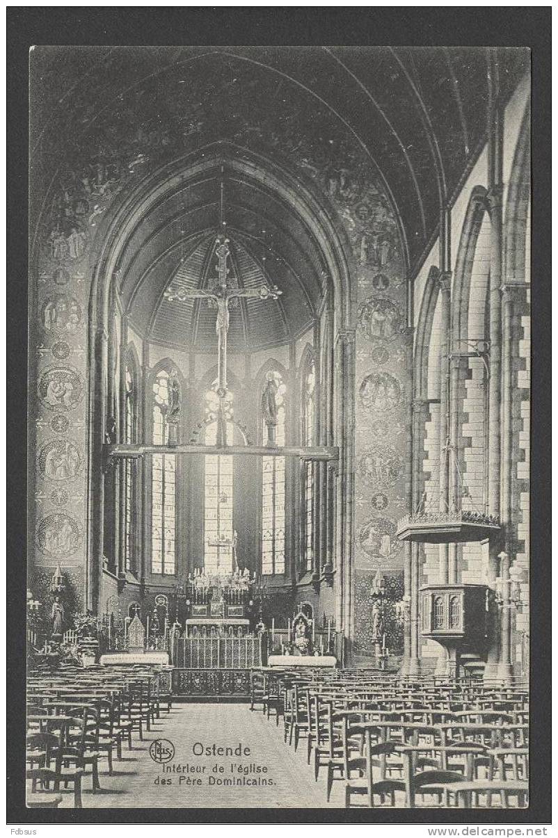 ED. NELS - INTERIEUR EGLISE PERE DOMINICAINS - BINNENZICHT KERK - OSTEND - OSTENDE - Oostende