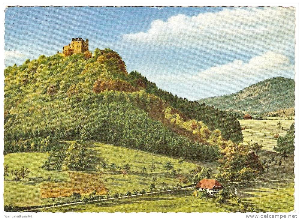 AK Ruine Hohen-Geroldseck Bei LAHR/SCHWARZWALD 21. 7. 65.--7 763 LAHR N Nach Berlin Mit 1 X 15 PF DEUTSCHE BUNDESPOST - Lahr