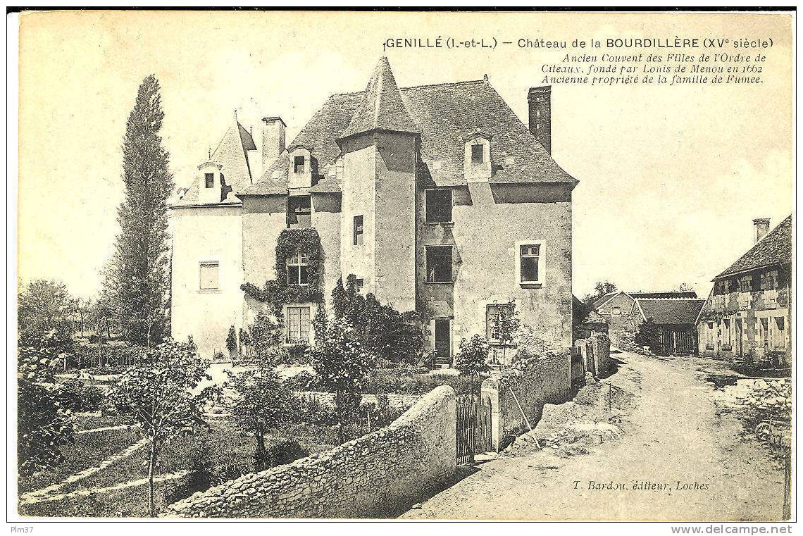 GENILLE - Chateau De La Bourdillère - Genillé