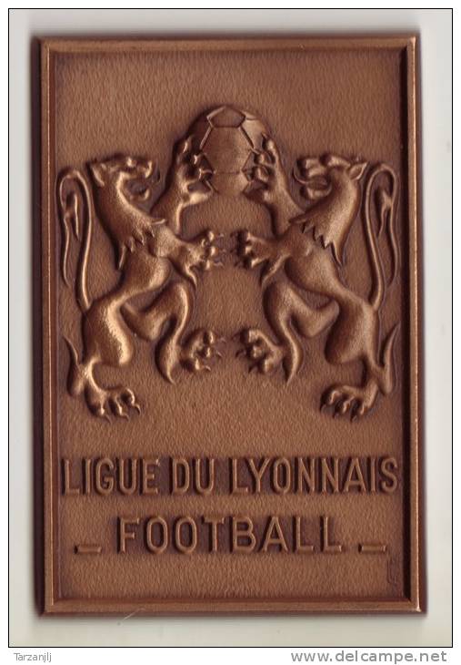 Médaille De Table D'arbitre Honoraire Attribuée Ligue Du Lyonnais Football 1974 - Andere & Zonder Classificatie