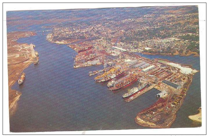 On The Pascagoula River, Showing The Ingalls Shipyard, Pascagoula, Mississippi, 1940-1960s - Altri & Non Classificati