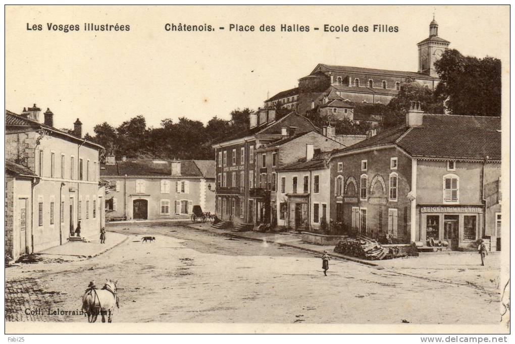 CHATENOIS Place Des Halles école Des Filles - Chatenois