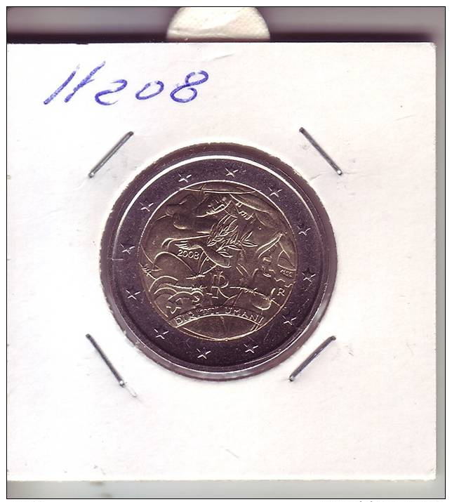 Italia - 2 Euro Commemorativo Anno 2008 - Italia