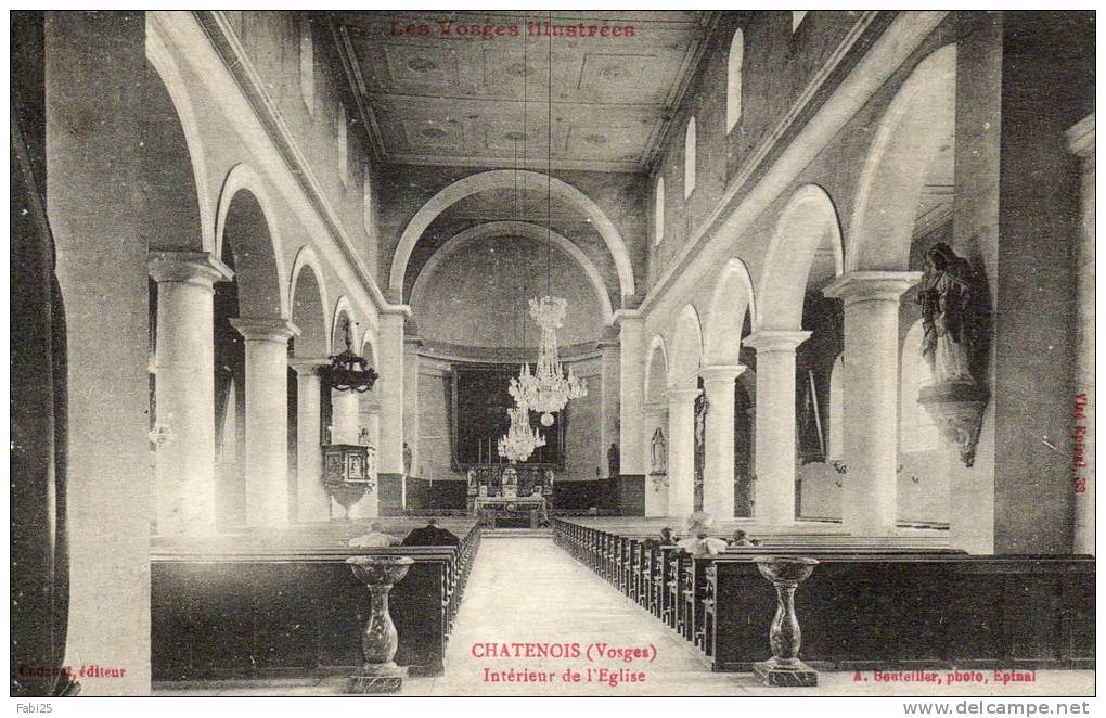 CHATENOIS Interieur De L'église - Chatenois