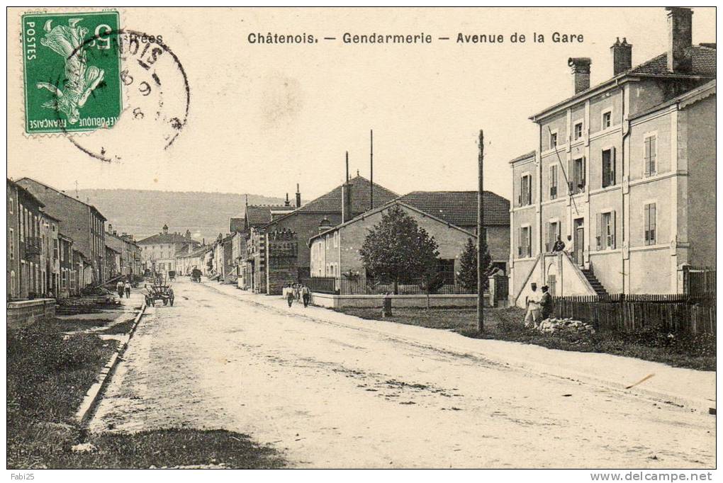 CHATENOIS  Gendarmerie Avenue De La Gare - Chatenois