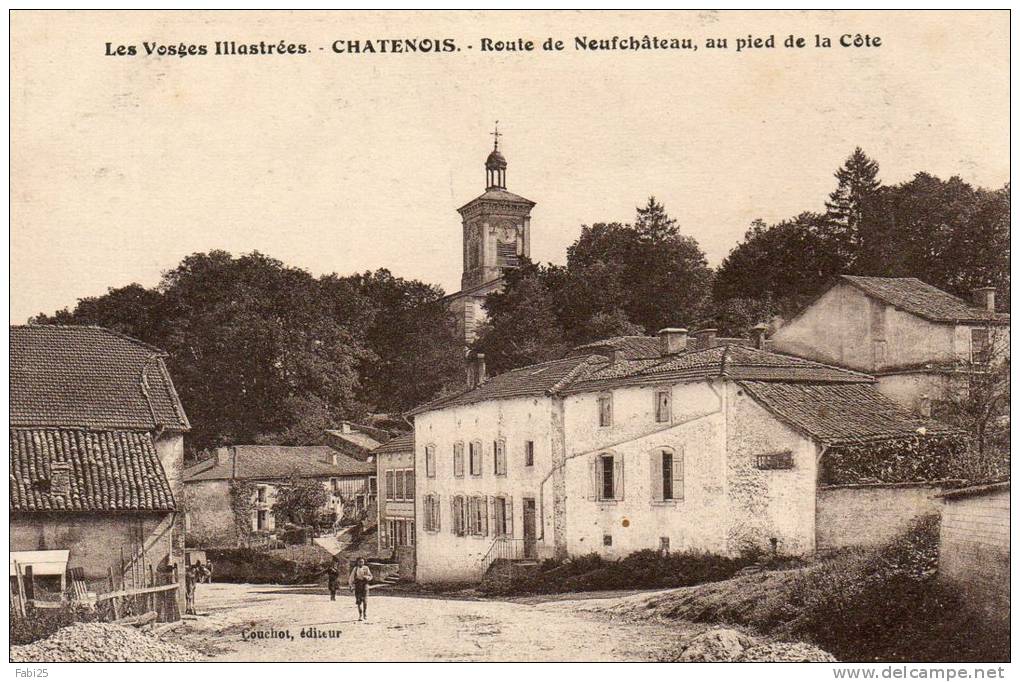 CHATENOIS  Route De Naufchâteau Au Pied De La Côte - Chatenois