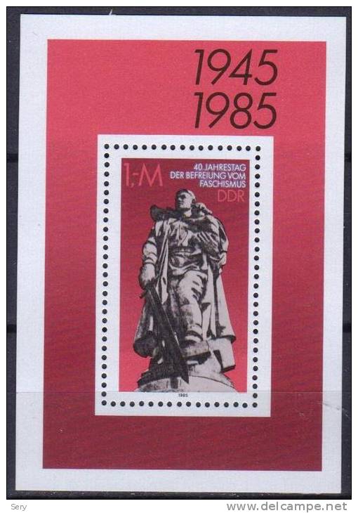 Germany 1985 Mnh 40e Anniversaire De La Victoire  Monument - Other & Unclassified