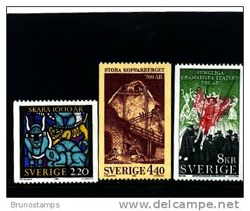 SWEDEN/SVERIGE - 1988  ANNIVERSARIES  SET MINT NH - Nuevos