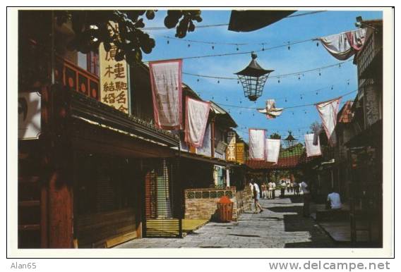 Hong Kong Street, International Bazaar In The Bahamas C1980s Vintage Postcard - Bahamas