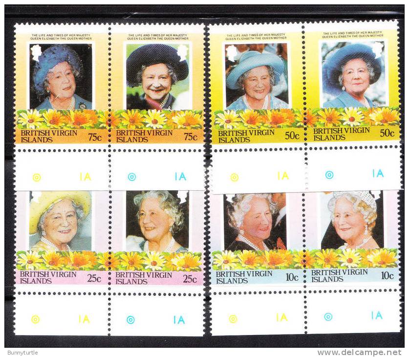 British Virgin Islands 1985 Queen Mother 85th Birthday MNH - British Virgin Islands