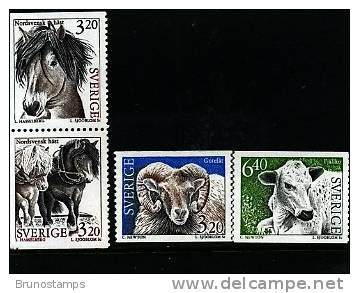 SWEDEN/SVERIGE - 1994  FAUNA  SET  MINT NH - Nuevos