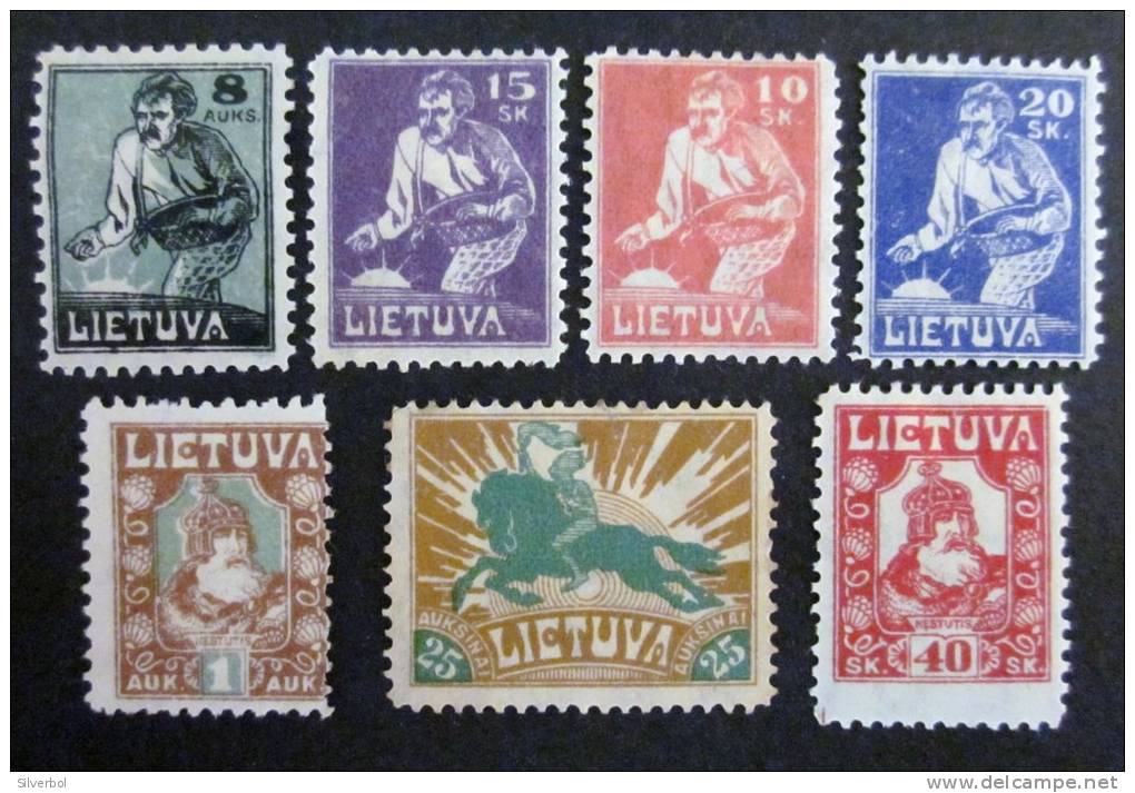 A4392 -   Lithuania - 1921-22 - MLH - Litauen