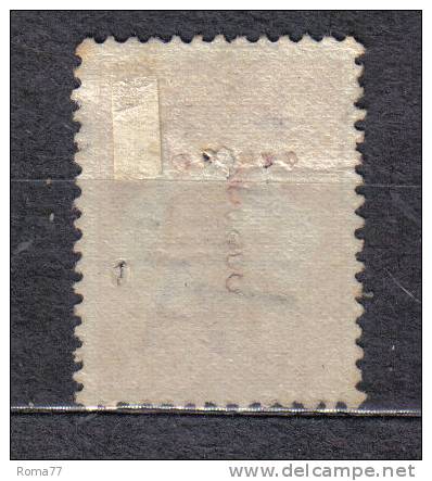 SS6301 - TASMANIA ,  1d  (Australia) Perfin  " T " . Perforazione "cieca " : Foro Di Spillo. - Used Stamps