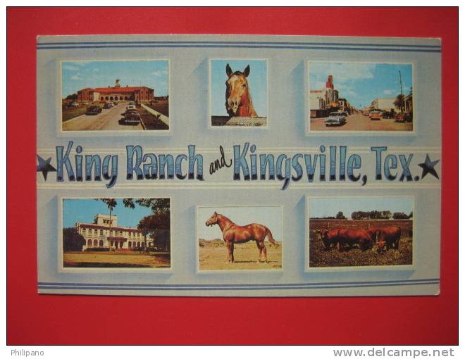 Texas > Multi View  King Ranch- Kingsville TX   Early Chrome     --   ---  --- ----------ref 258 - Andere & Zonder Classificatie