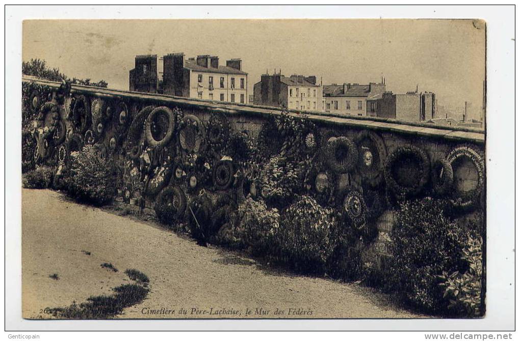 Q31 - PARIS XX - Cimetière Du Père-Lachaise - Le Mur Des Fédérés - Paris (20)