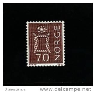 NORWAY/NORGE - 1970  DEFINITIVE  70 ö    MINT NH - Nuevos