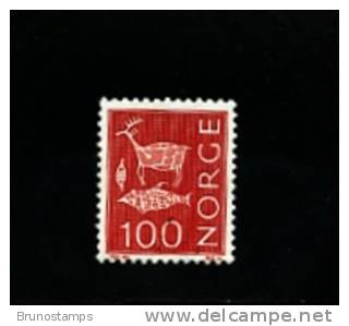 NORWAY/NORGE - 1972  DEFINITIVE  1 K. RED    MINT NH - Neufs