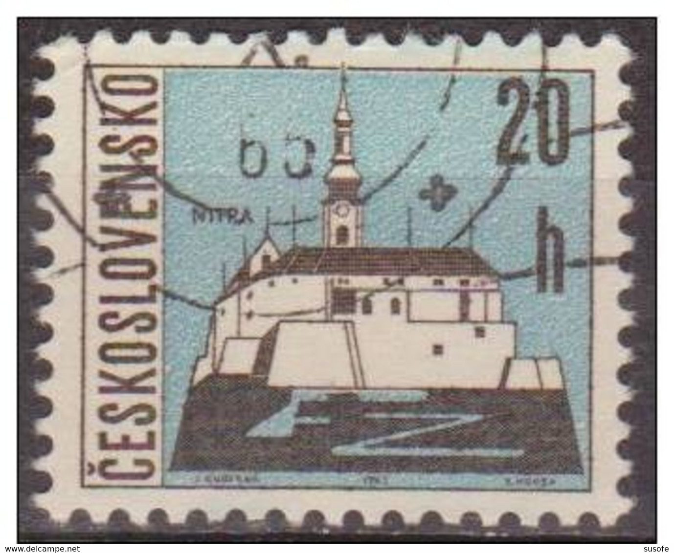 Checoslovaquia 1965 Scott 1347 Sello * Castillo Nitra Michel 1576x Yvert 1441 Czechoslovakia Stamps Timbre Tchécoslovaqu - Ungebraucht