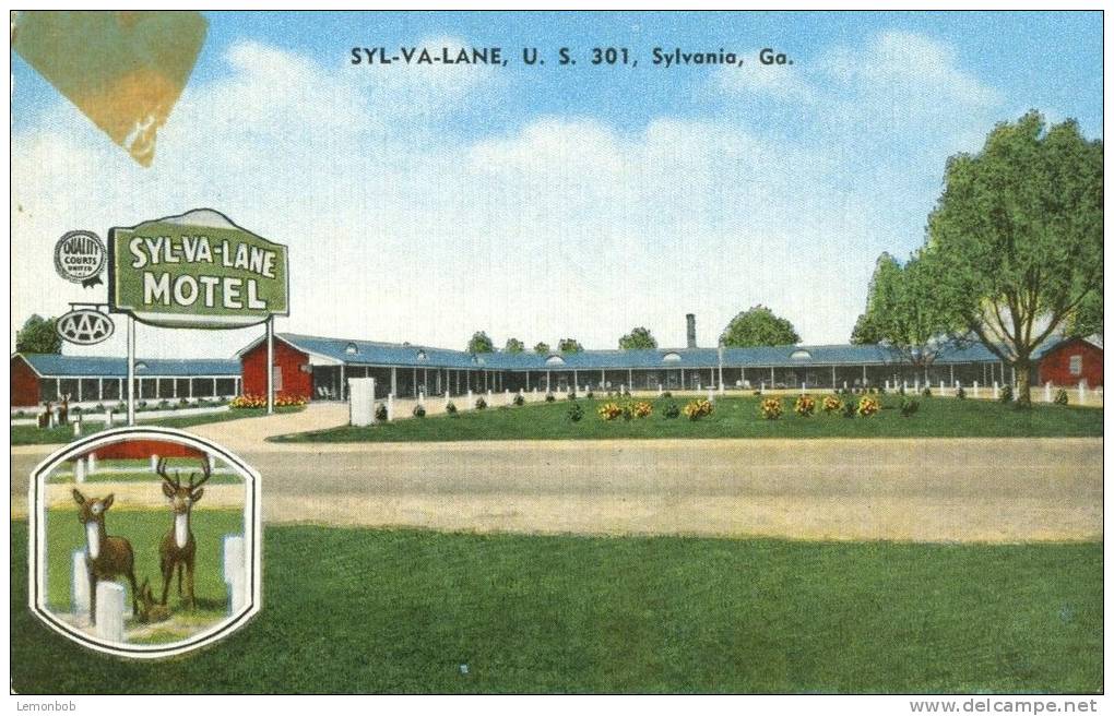 USA – United States – Syl-va-lane Motel, Sylvania, Ga, 1920s-1930s Unused Postcard [P5759] - Autres & Non Classés