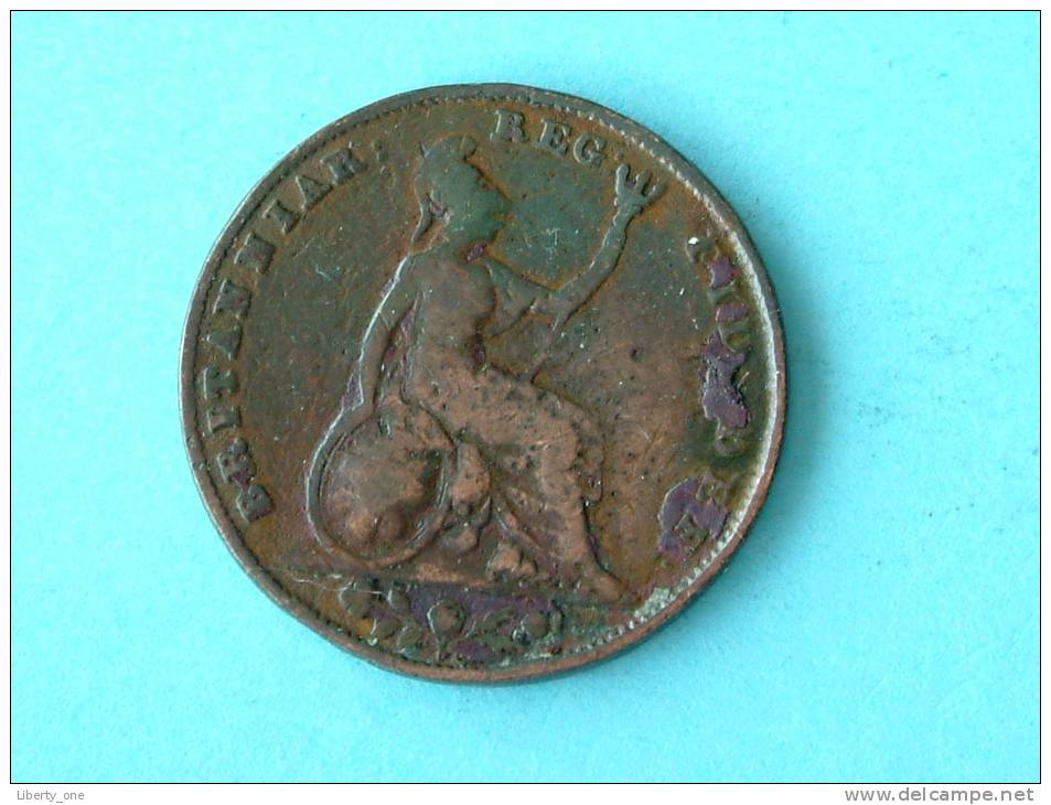 1841 - FARTHING / KM 725 ! - B. 1 Farthing