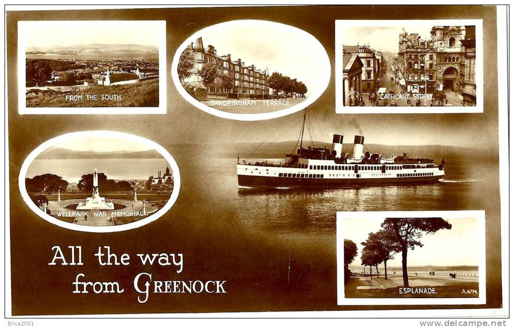 Renfrewshire. Greenock. All The Way From Greenock. - Renfrewshire