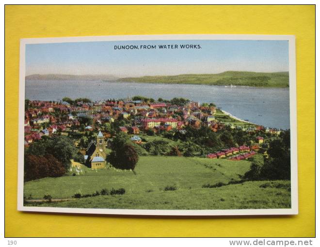 DUNOON,FROM WATER WORKS - Argyllshire