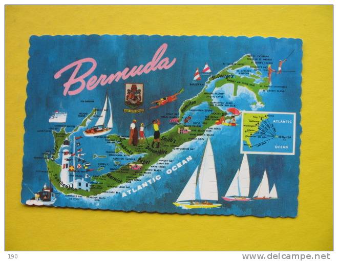 BERMUDA;MAP - Bermudes