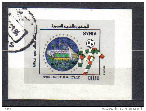 Syria Sport Soccer Stadium Block 1990  FU - 1990 – Italie