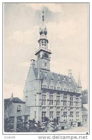 VEERE - THE TOWN HALL  - BLUE DELFT CARDS - - Veere