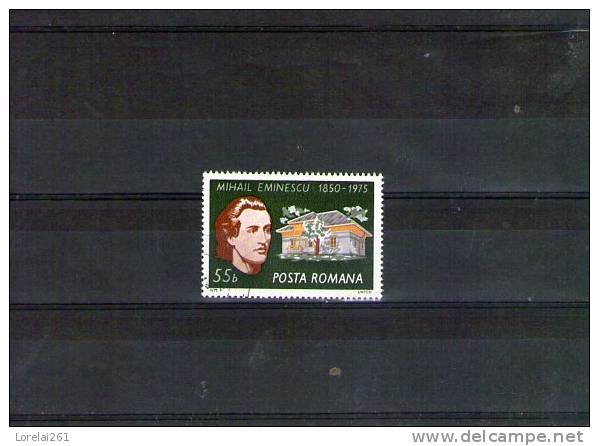 1975  MIHAI EMINESCU  YV= 2907 - Used Stamps