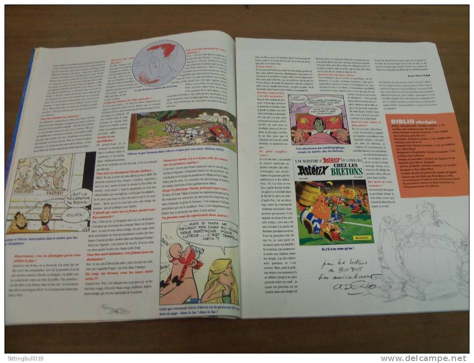 ASTERIX et UDERZO dans BoDoï N° 12 d'octobre 1998. Interview surprise et la naissance d'Astérix et d'Obélix. 12 pages...