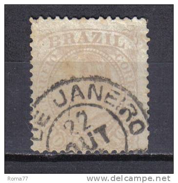 AP838 - BRASILE 1884 , Pedro II Yvert N. 61 Used - Oblitérés