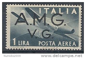 1945-47 TRIESTE AMG VG USATO POSTA AEREA 1 £ - 9059 - Gebraucht