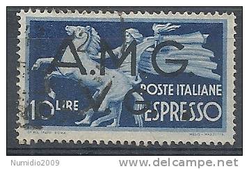 1946 TRIESTE AMG VG USATO ESPRESSO 10 £ - RR9060-5 - Gebraucht